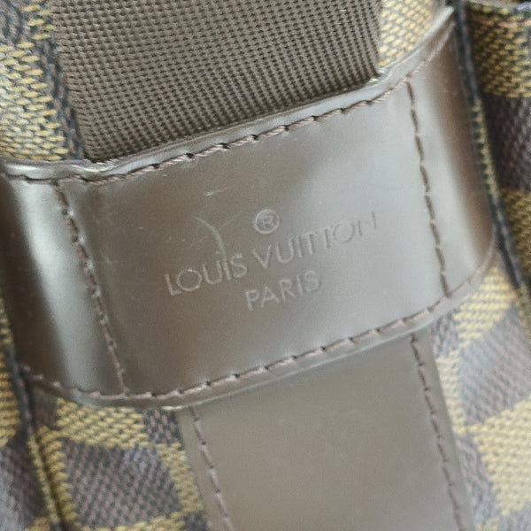 NAVIGLIO MM Damier Ebene Coated Canvas Brown