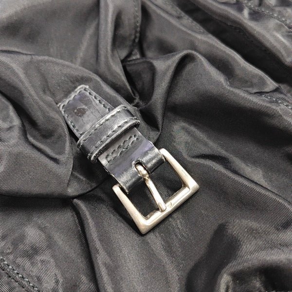 Nylon Shoulder Bag Black