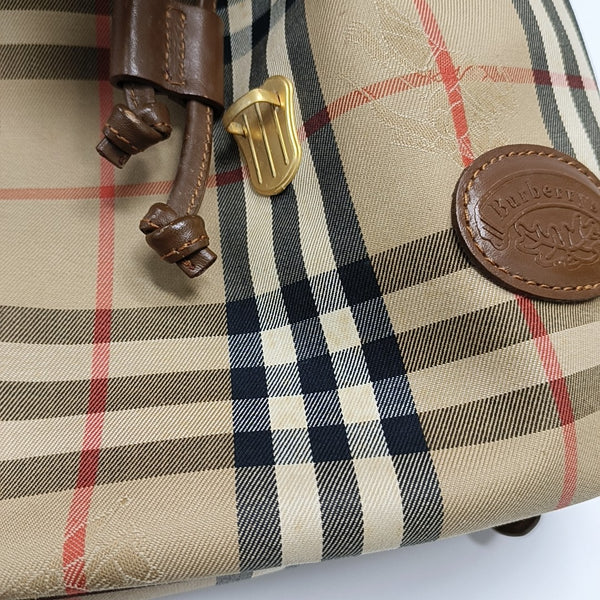 Canvas Bucket Bag Brown