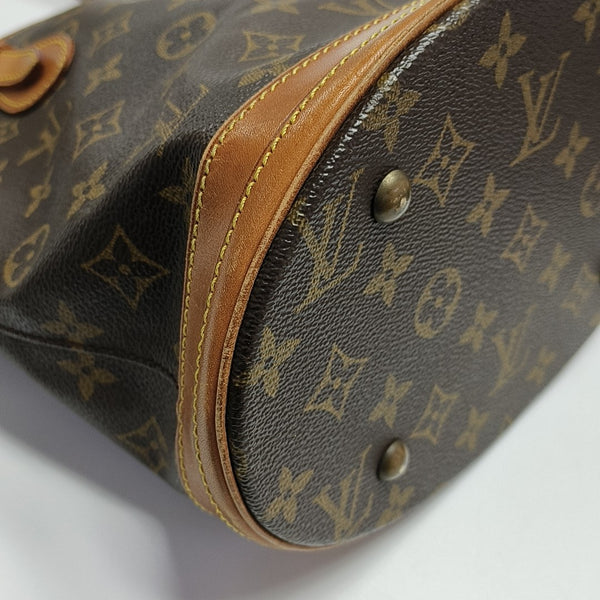 BUCKET PM Monogram Coated Canvas Brown