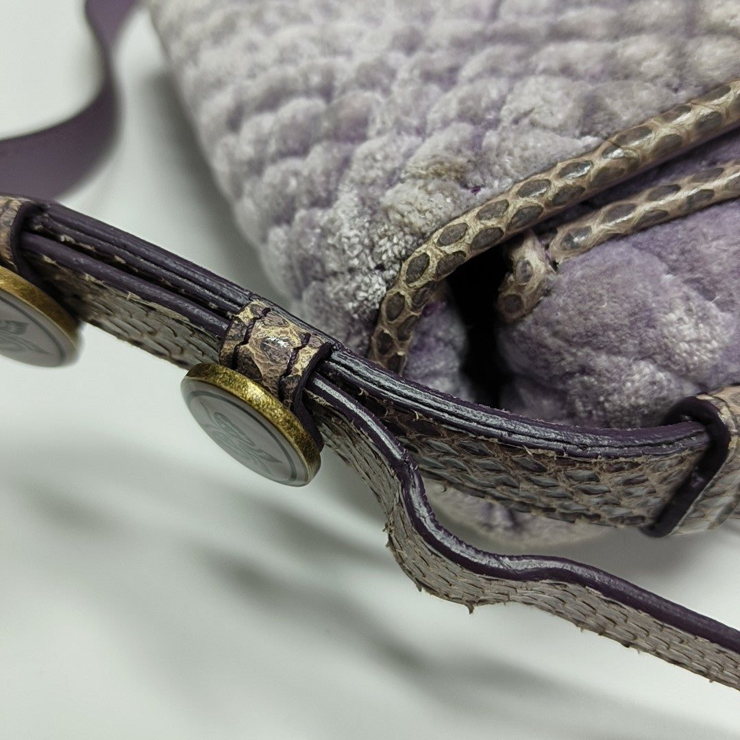 Quilted Velvet Purple