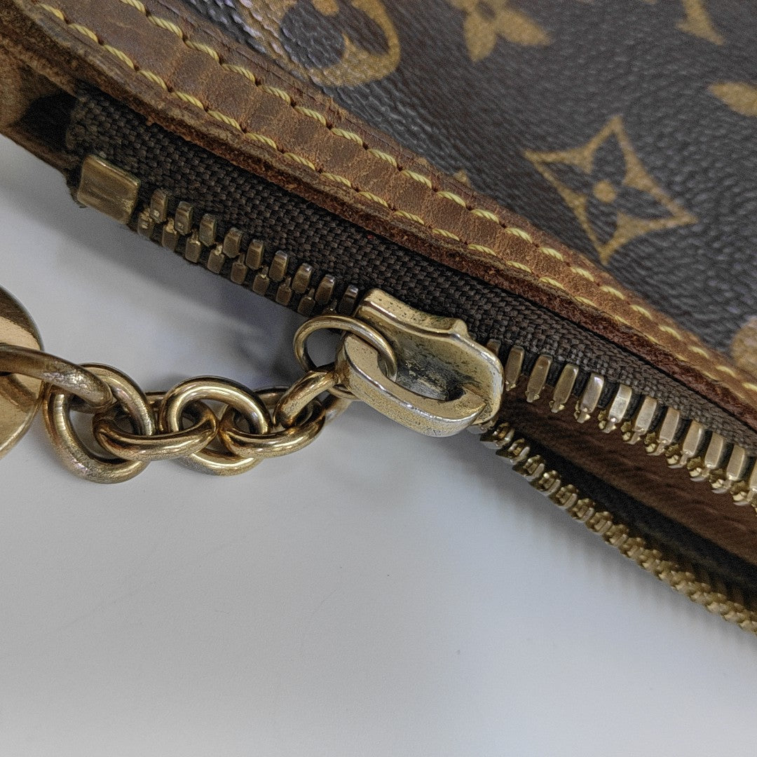 PALERMO PM Monogram Coated Canvas Brown