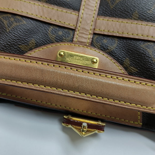 DUFFLE Monogram Coated Canvas Brown