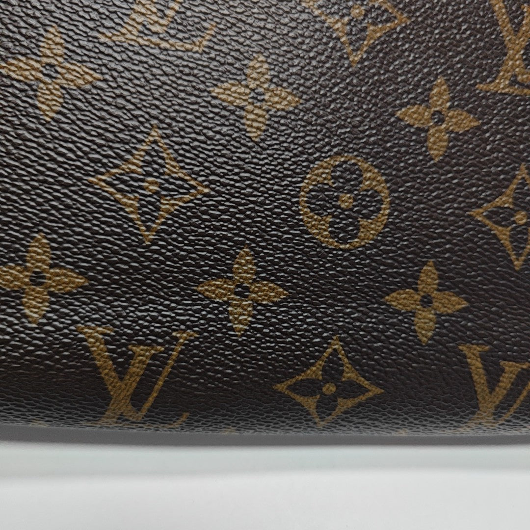 FÉLICIE Monogram Coated Canvas Brown