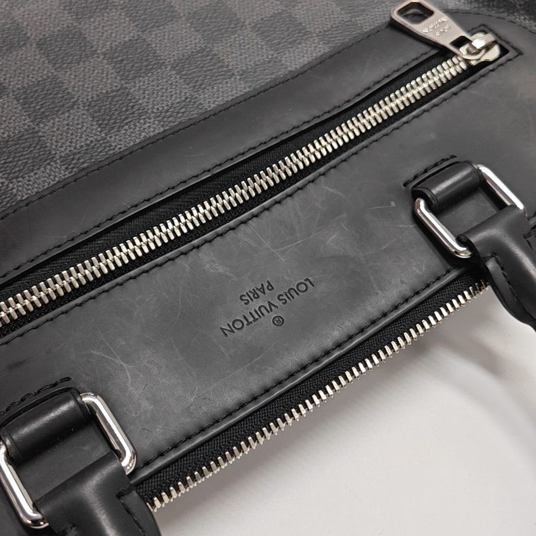PORTE-DOCUMENTS Damier Graphite Coated Canvas Black