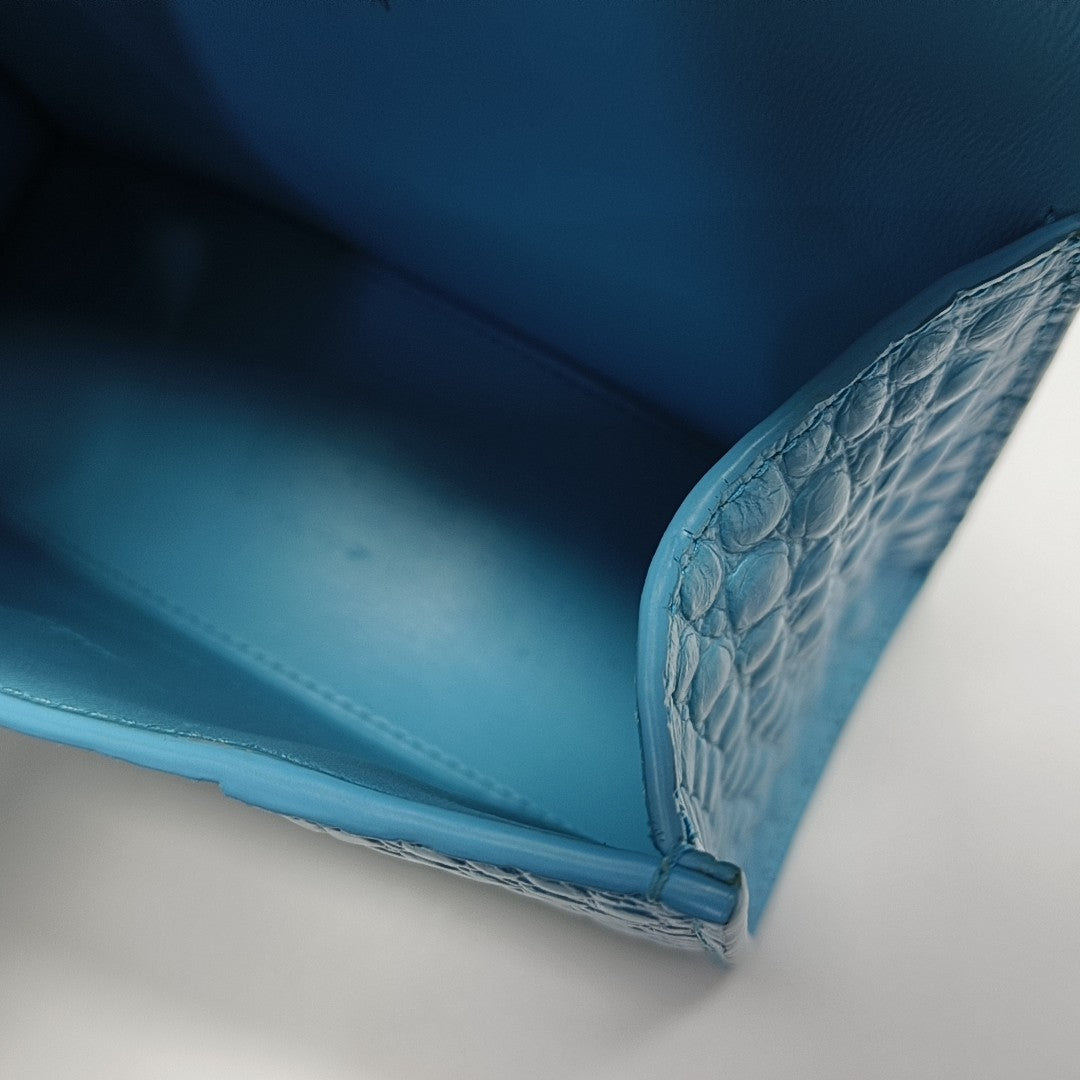 Hourglass XS Calfskin Blue