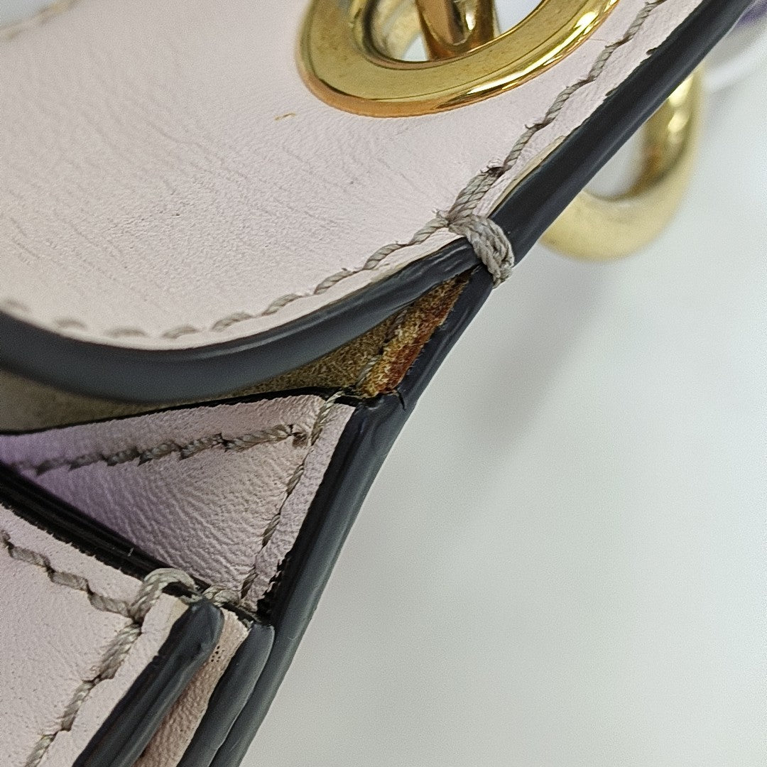 Calfskin Shoulder Bag Pink