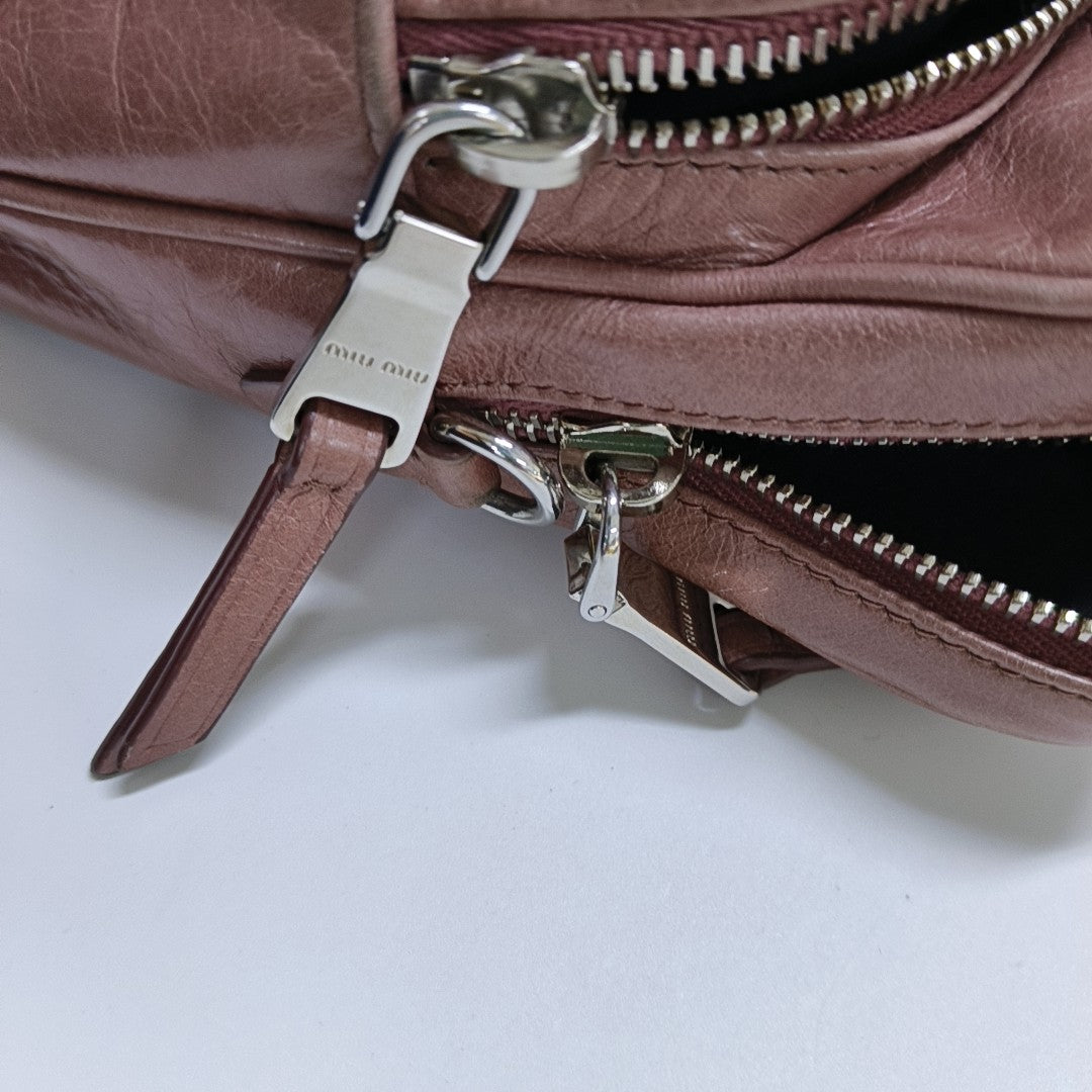 Matelassé Quilted Calfskin Brown