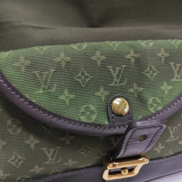 BERANGERE Monogram Canvas Green
