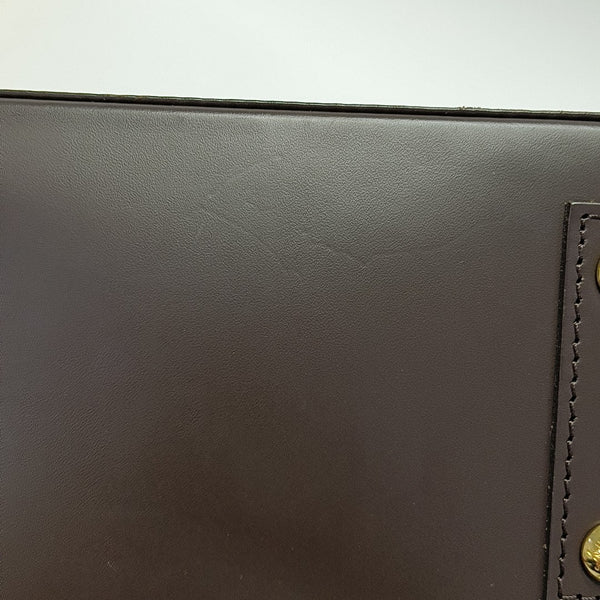 ALMA BB Damier Ebene Coated Canvas Brown