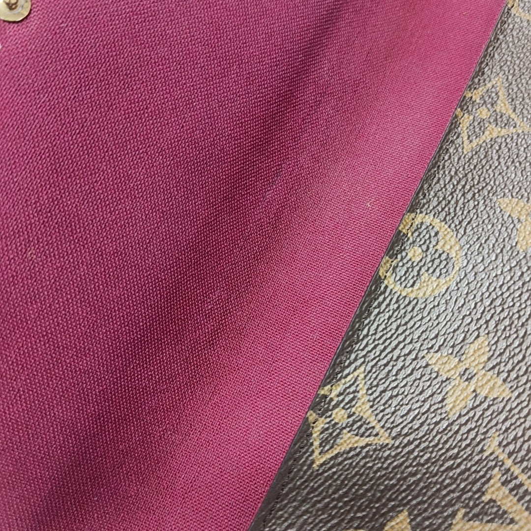 FÉLICIE Monogram Coated Canvas Brown