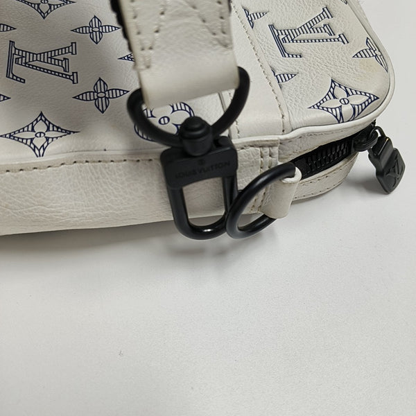 DUO Monogram Calfskin White
