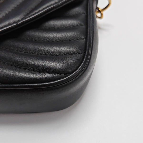 NEW WAVE Quilted Calfskin Black