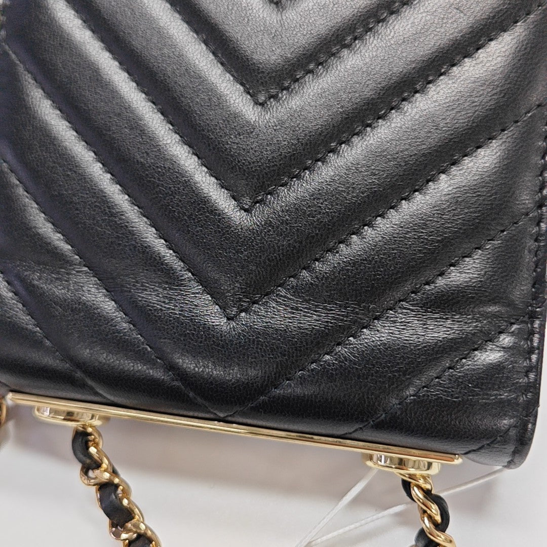 TRENDY CC Quilted Lambskin Black