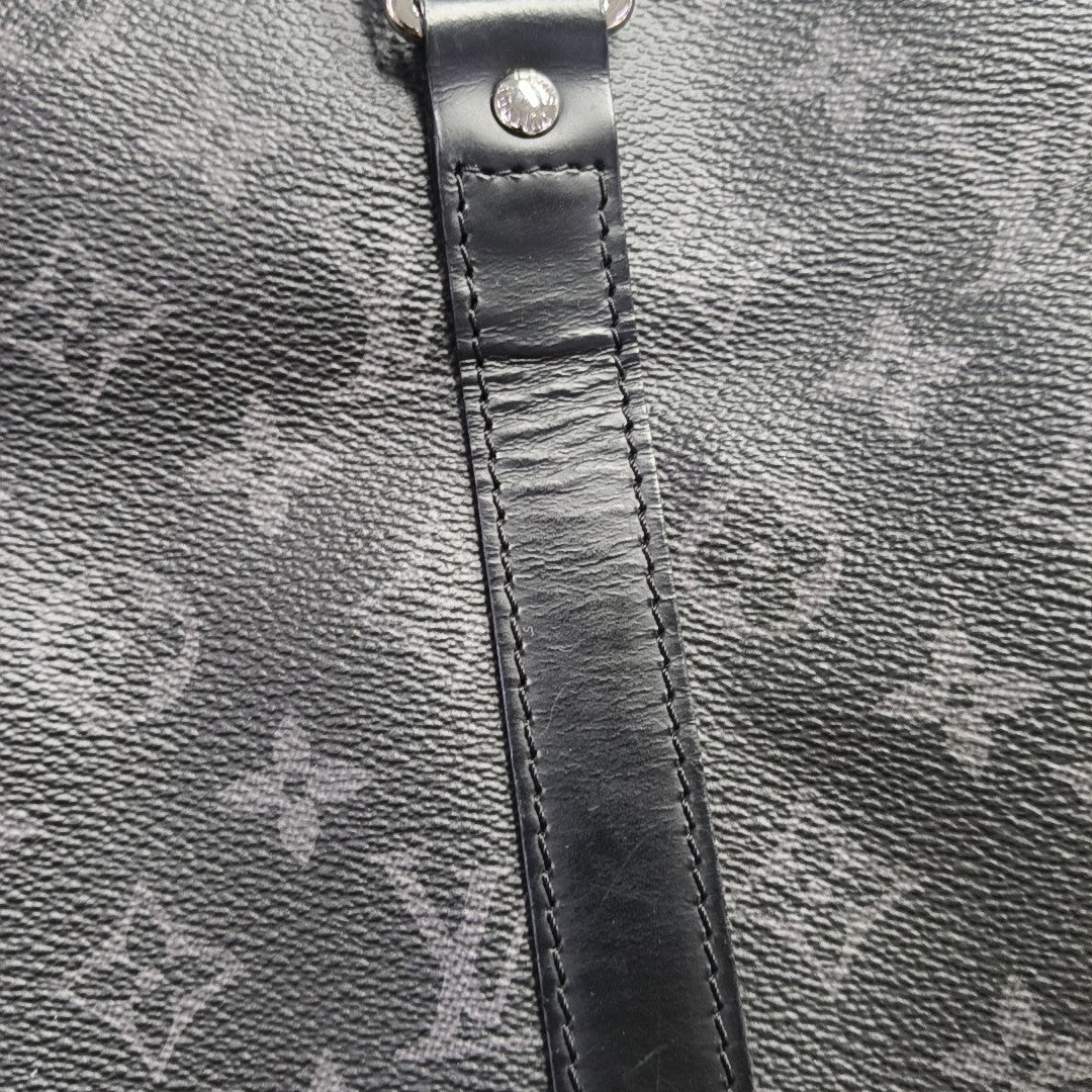 KEEPALL 45 Monogram Coated Canvas Black