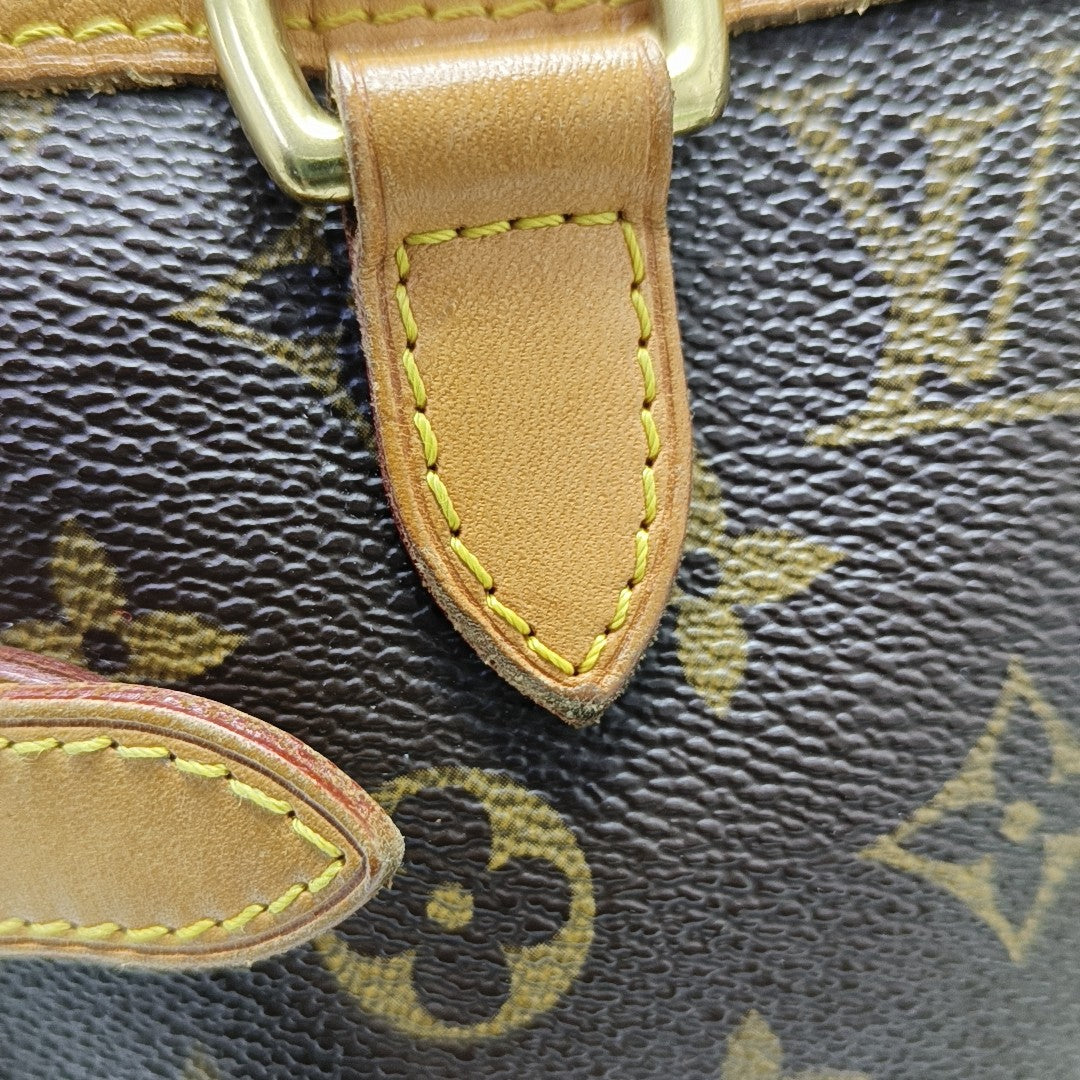 BATIGNOLLES MM Monogram Coated Canvas Brown