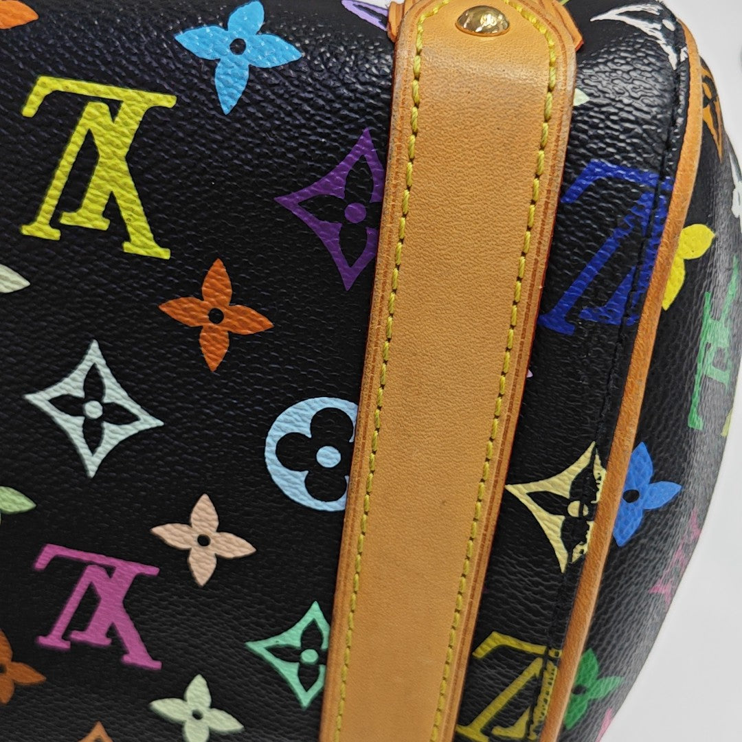 LV × TM PRISCILLA Monogram Coated Canvas Black