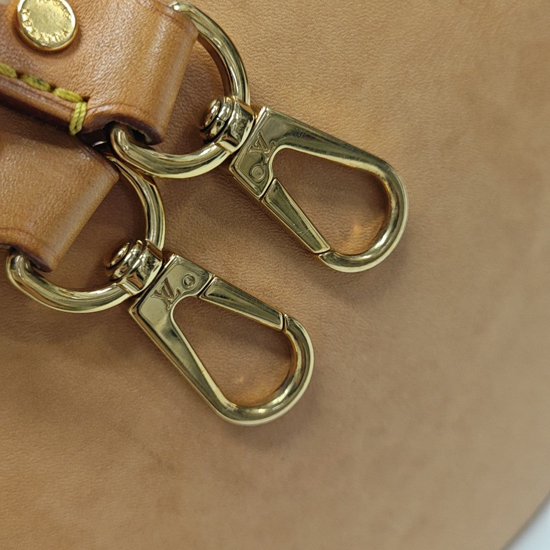 DUFFLE Monogram Coated Canvas Brown
