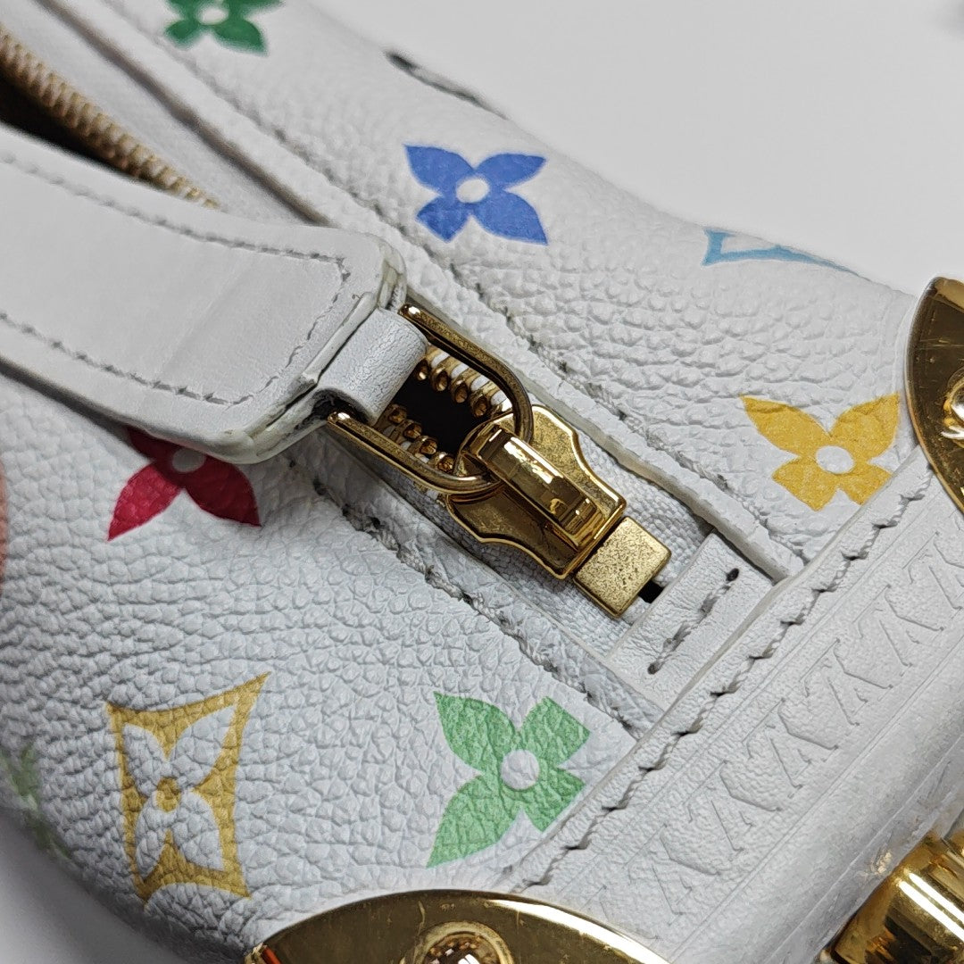 LV × TM SIDE TRUNK MM Monogram Calfskin White