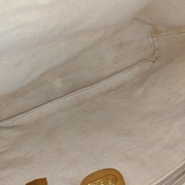 Monogram Coated Canvas Tote Bag Beige