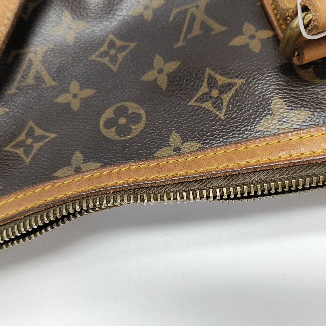 ODEON Monogram Coated Canvas Brown