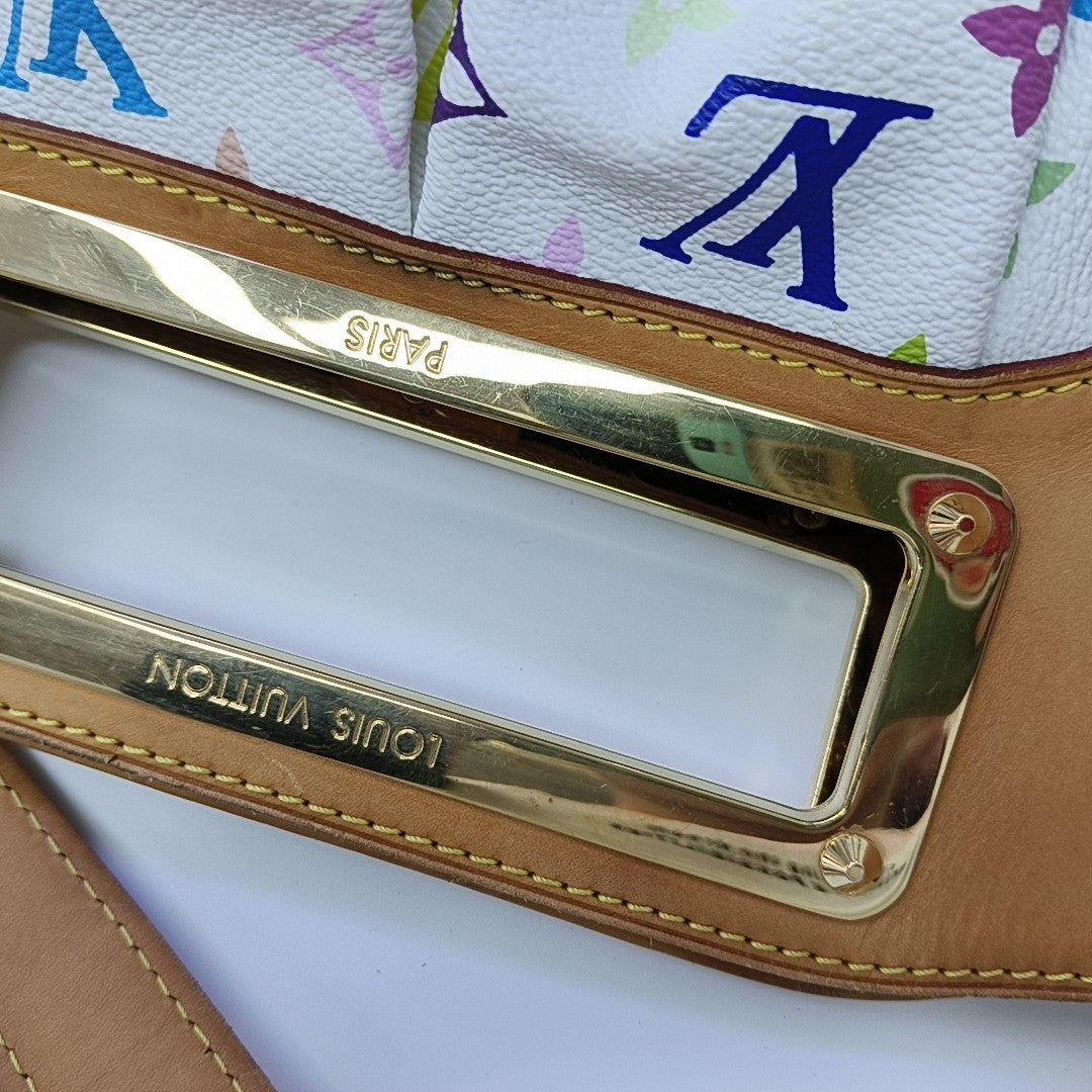 LV × TM JUDY PM Monogram Coated Canvas White
