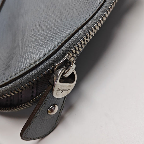 Calfskin Top Handle Bag Blue