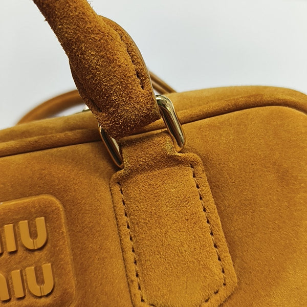 Arcadie Small Suede Yellow