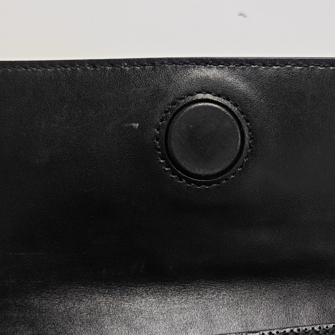 Monogram Calfskin Belt Bag Black