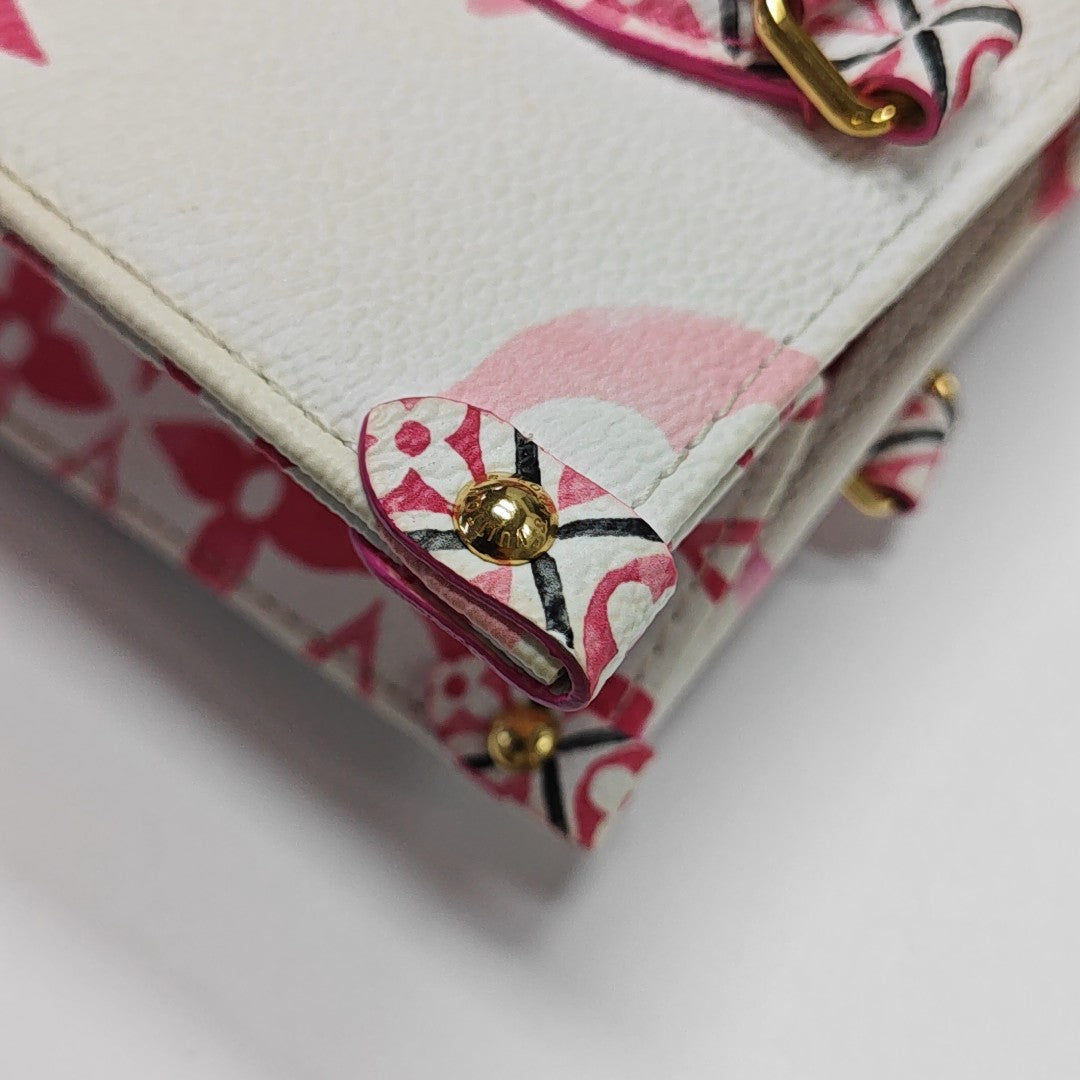ONTHEGO PM Monogram Coated Canvas White