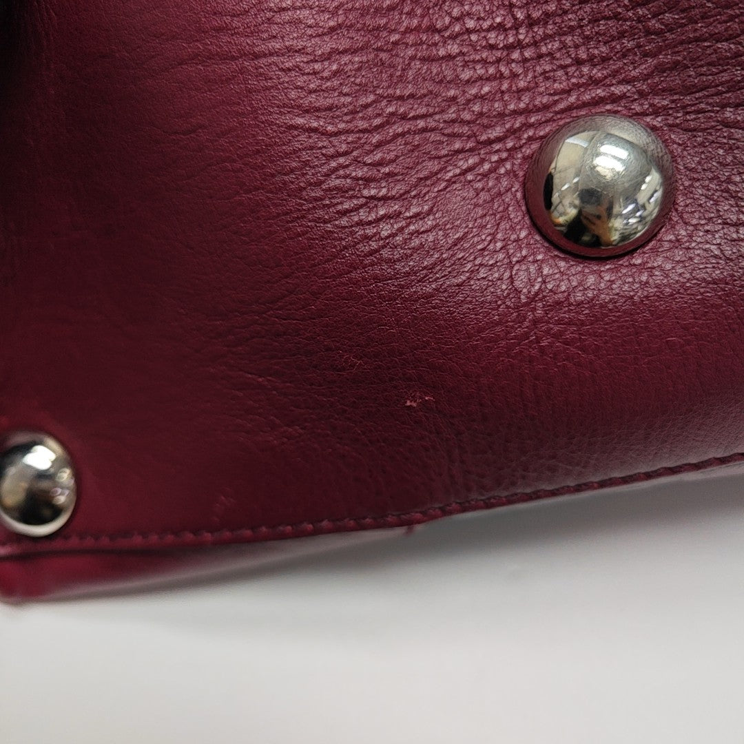 Calfskin Tote Bag Red