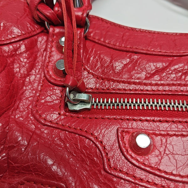 Classic City Mini Lambskin Red