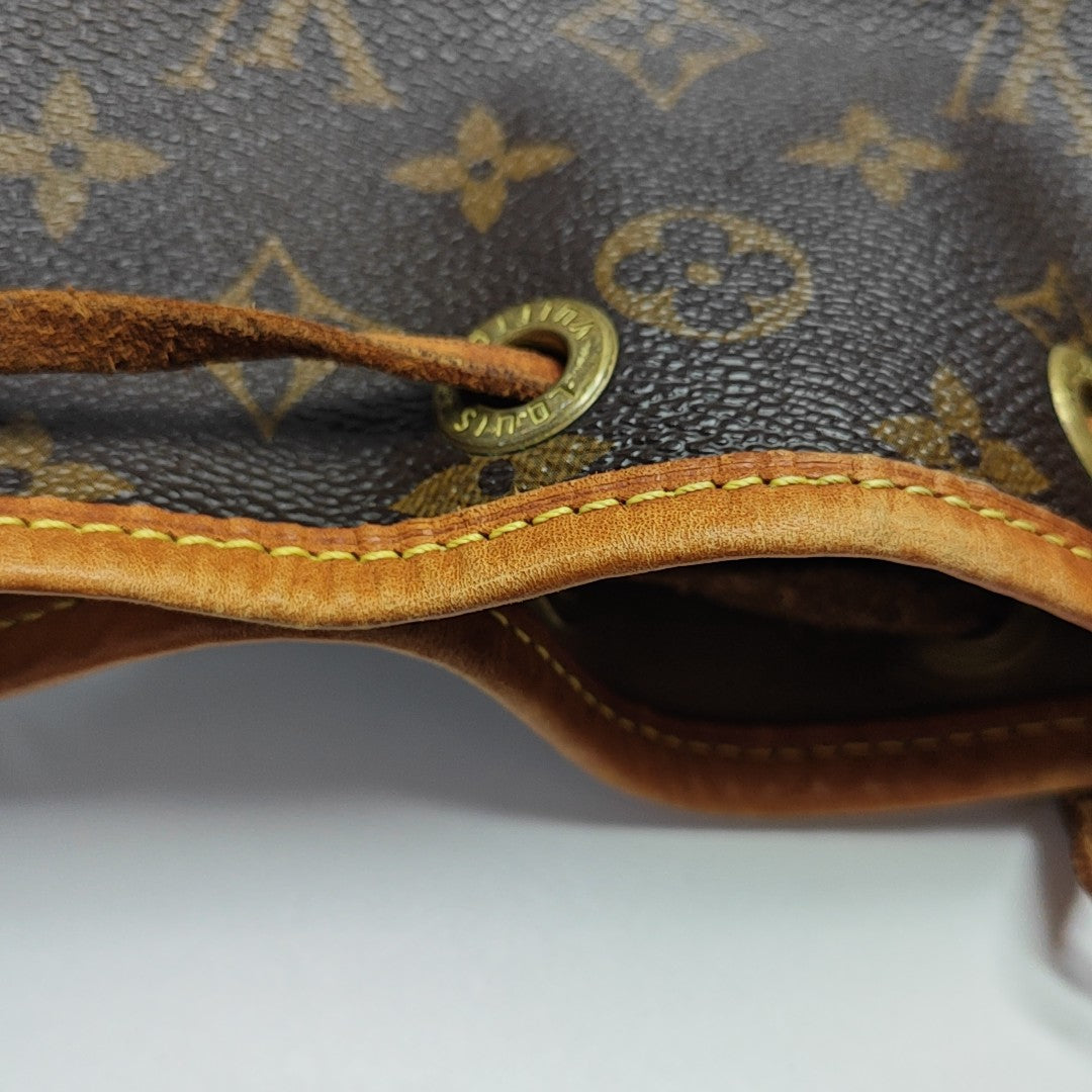 NOÉ BB Monogram Coated Canvas Brown