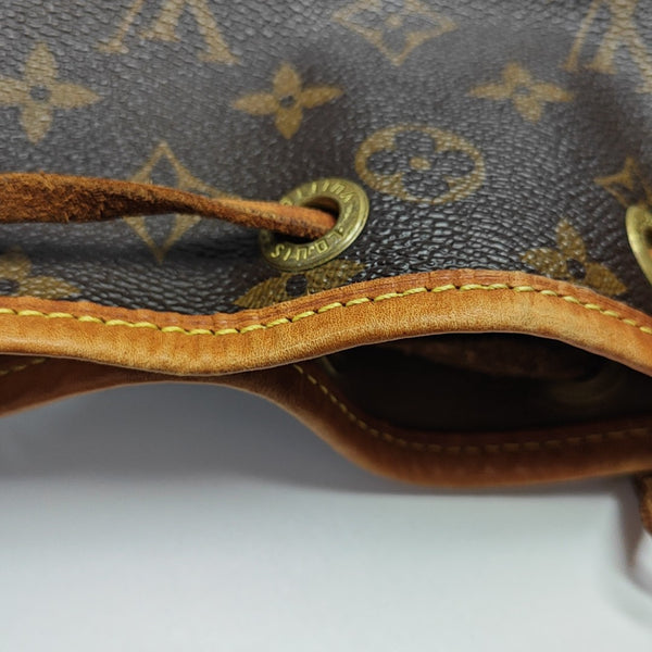 NOÉ BB Monogram Coated Canvas Brown