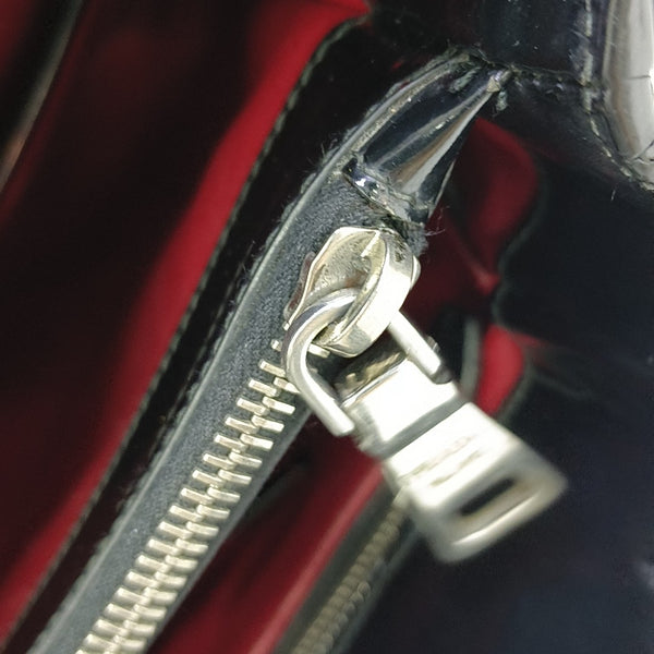Patent Leather Tote Bag Black