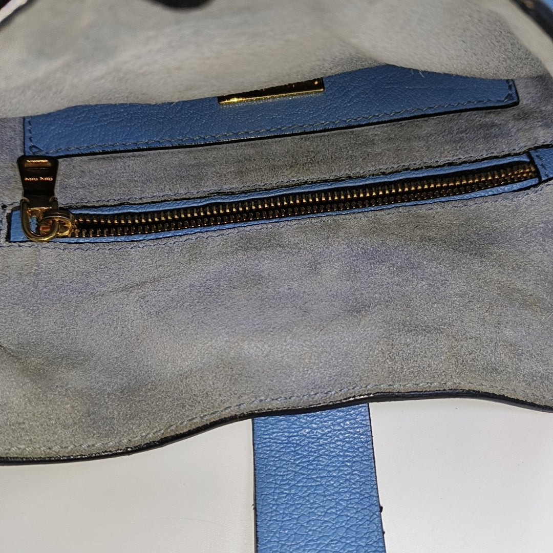 Mini Bag Calfskin Blue