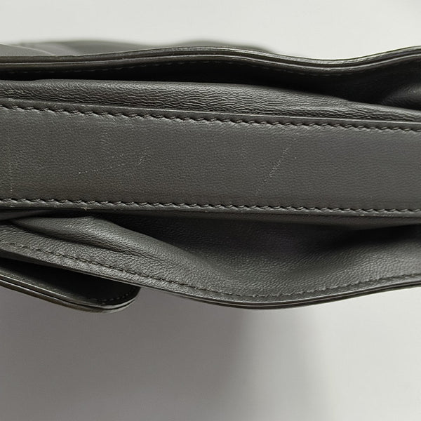 Calfskin Shoulder Bag Gray