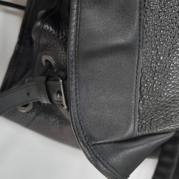 Calfskin Backpack Black