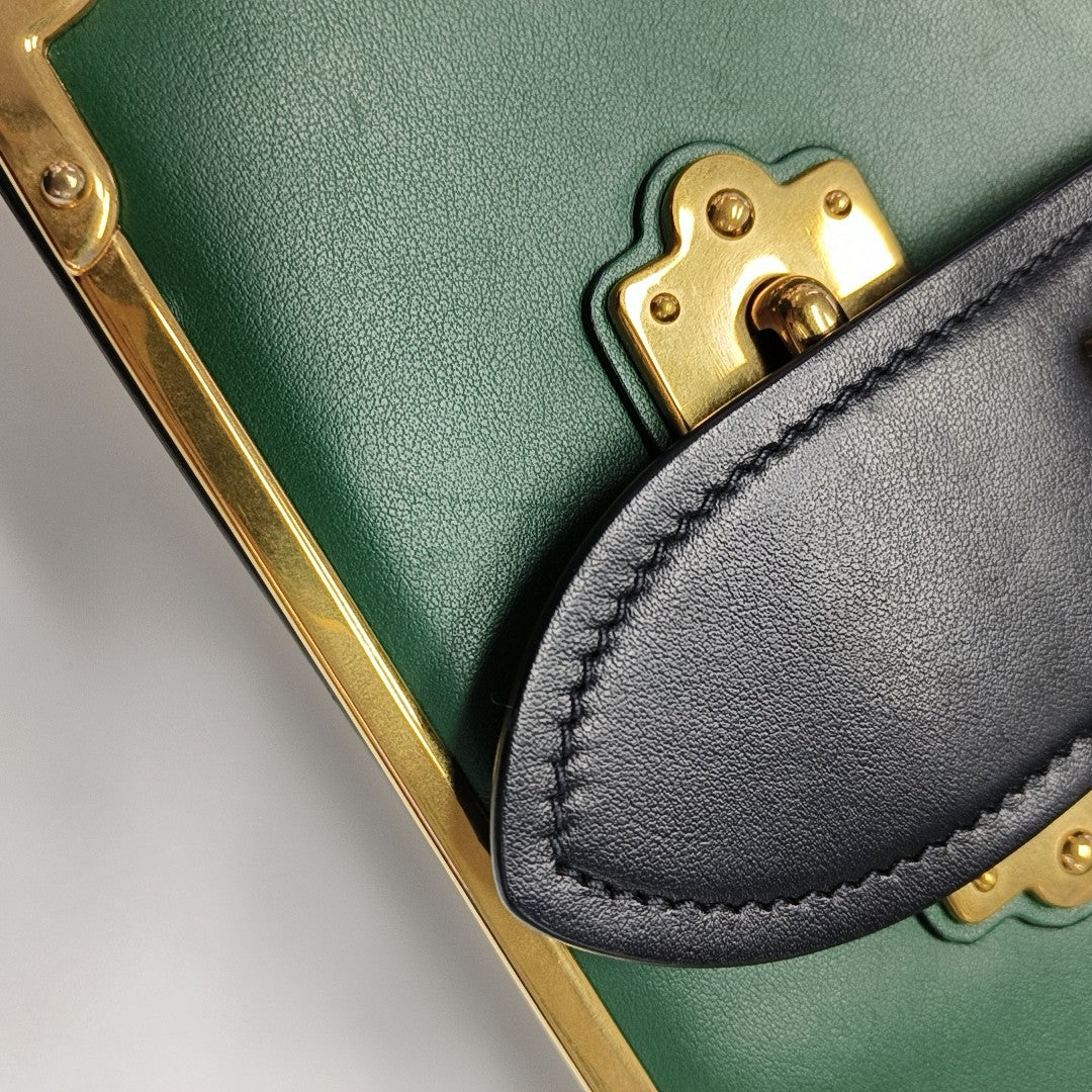 Cahier Saffiano Calfskin Green