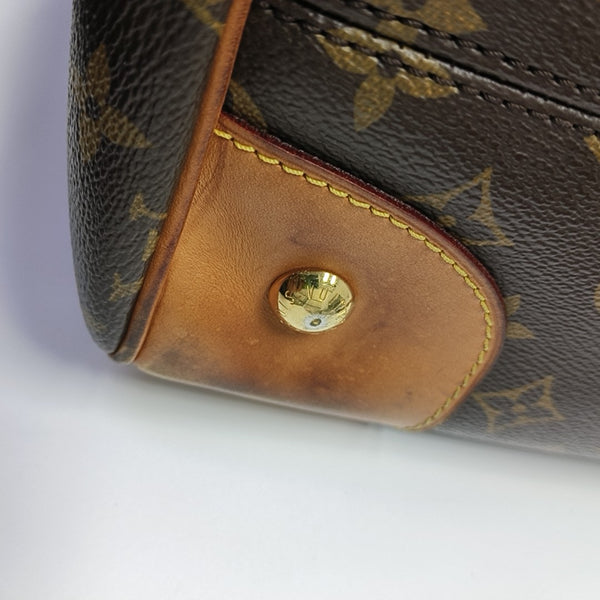 RETIRO NM Monogram Coated Canvas Brown