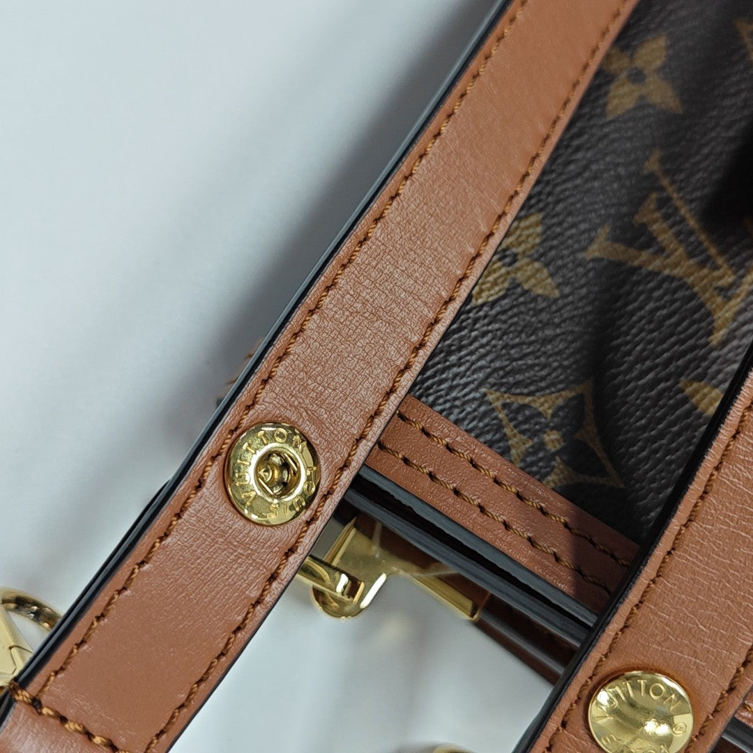 DAUPHINE Mini Coated Canvas Brown