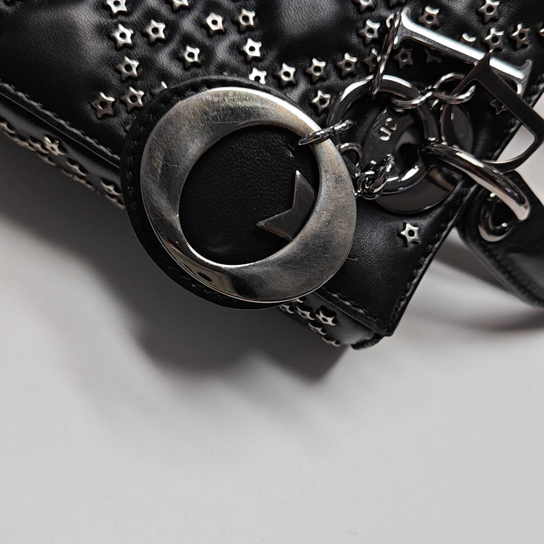 Lady Dior Small Cannage Lambskin Black