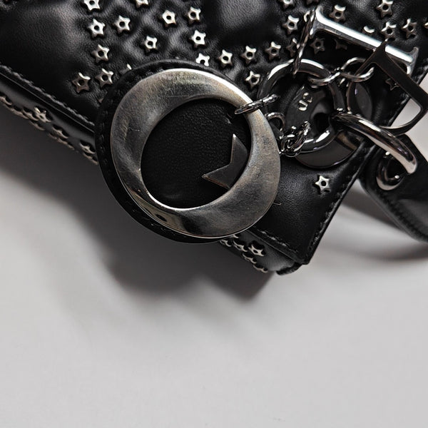 Lady Dior Small Cannage Lambskin Black