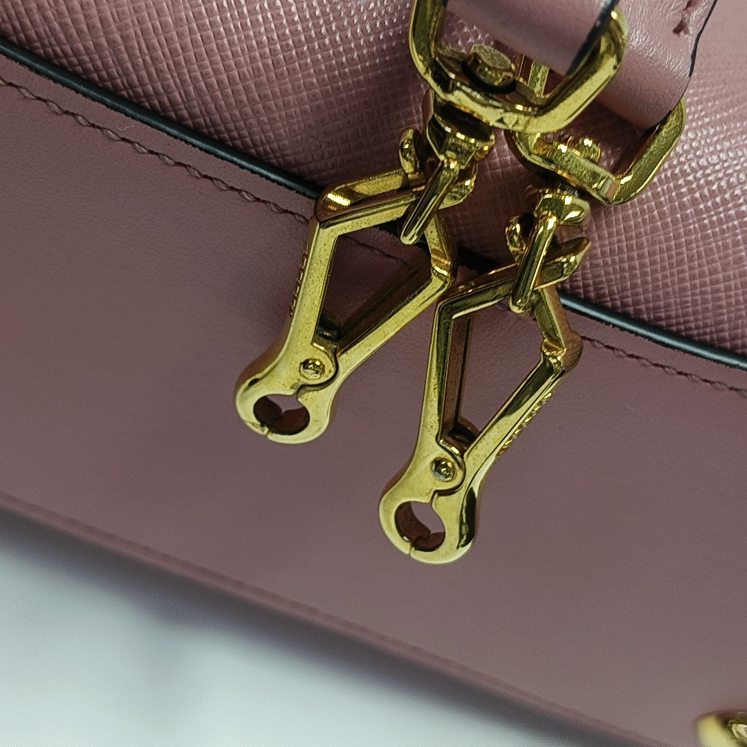 Bibliothèque Saffiano Calfskin Pink