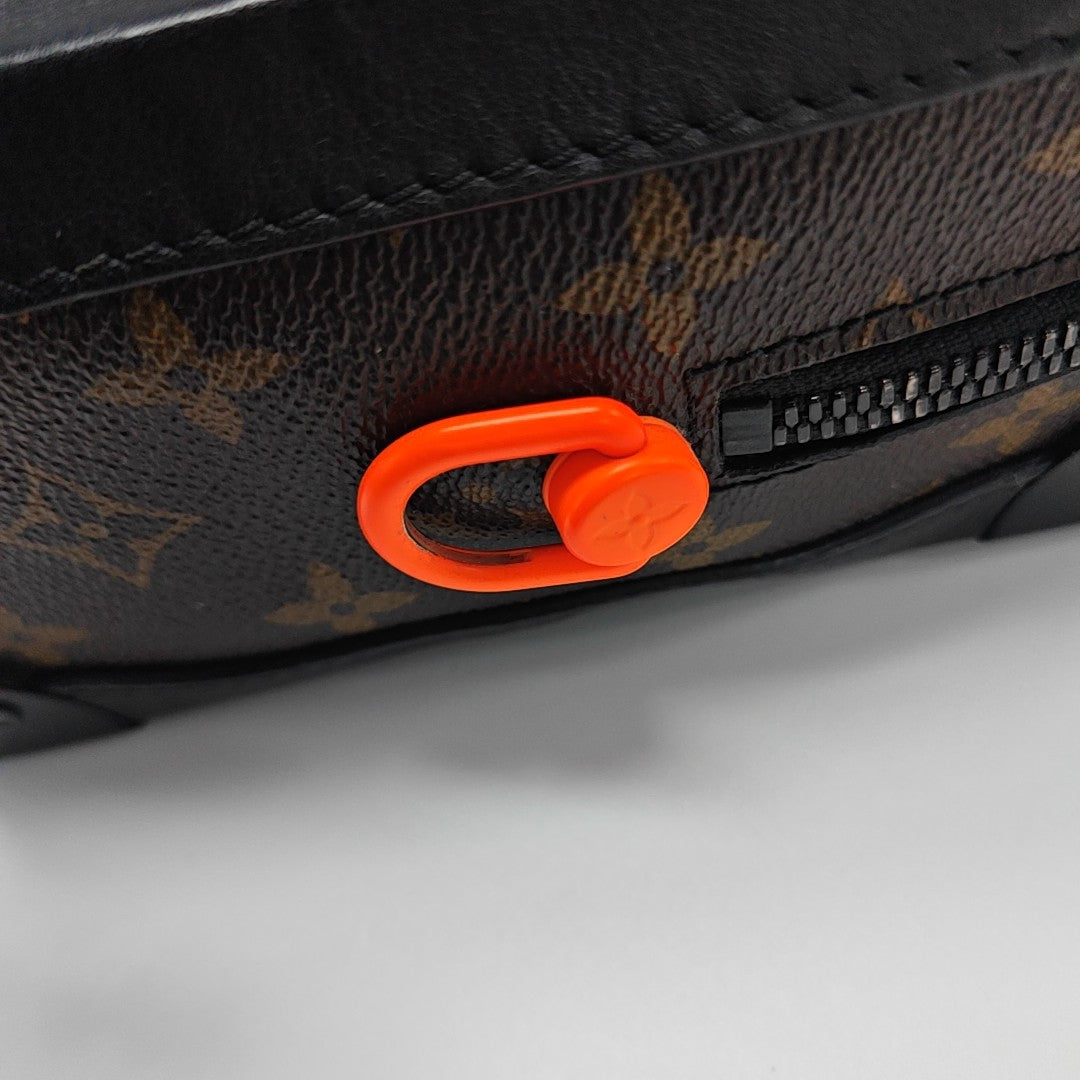 SOFT TRUNK Monogram Coated Canvas Brown