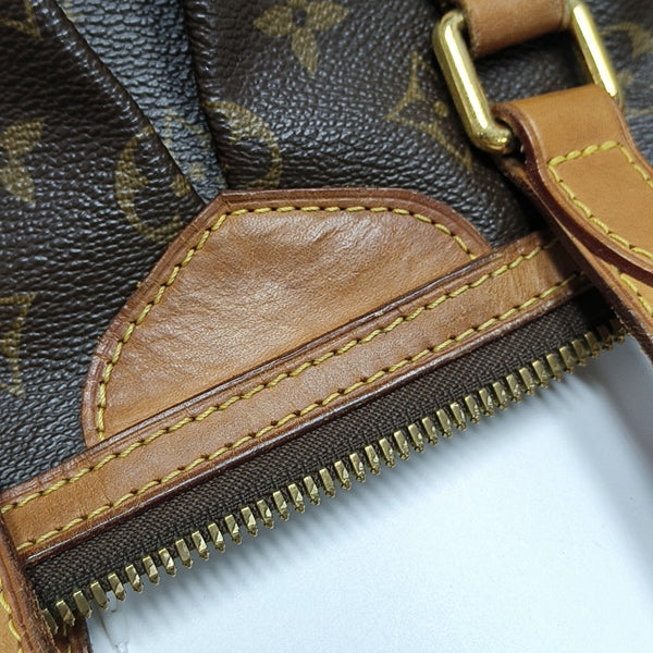 PALERMO PM Monogram Coated Canvas Brown