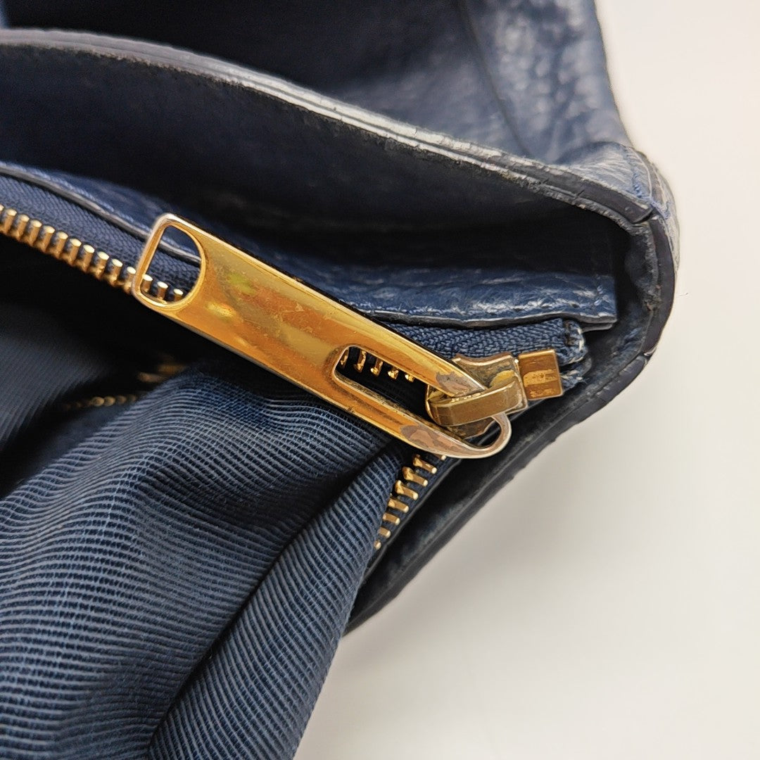 Dewsbury Mini Leather Blue