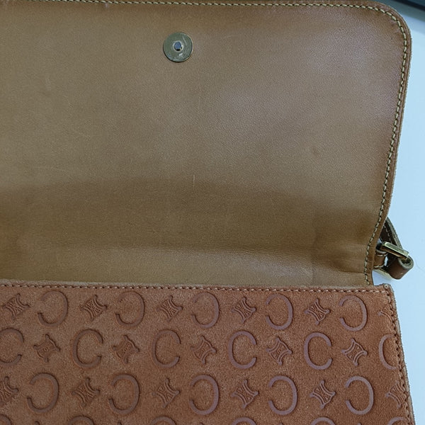 Suede Top Handle Bag Orange