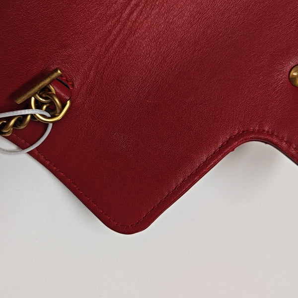 GG Marmont Mini Quilted Calfskin Red