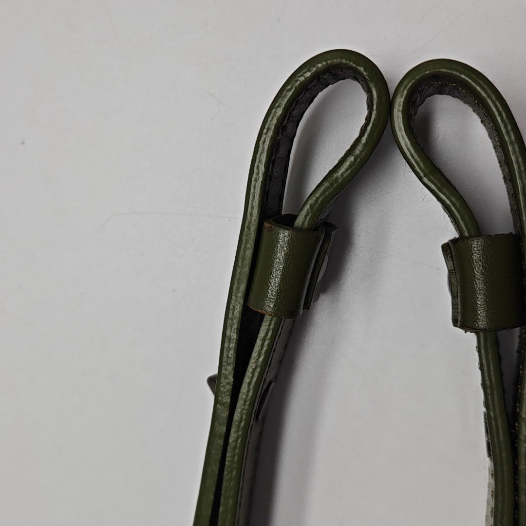 Special Material Shoulder Bag Green